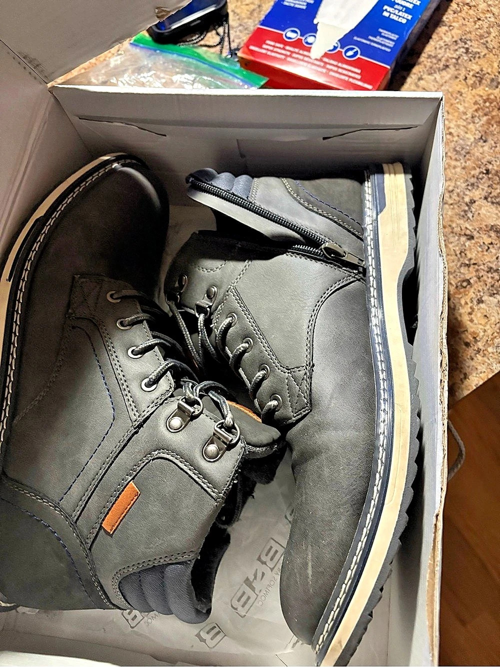 SoftMoc NICK-GRY Men's Gray Boots US 11 Like New